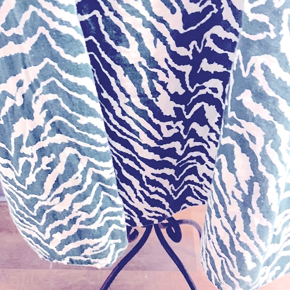 AVA & VIV Green animal print dress New without tags